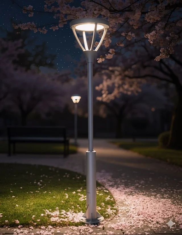 Premium Garden Pole Light -38038 / 50W Garden Pole with Aluminium Body -