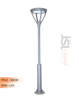 Premium Garden Pole Light -38038 / 50W Garden Pole with Aluminium Body -