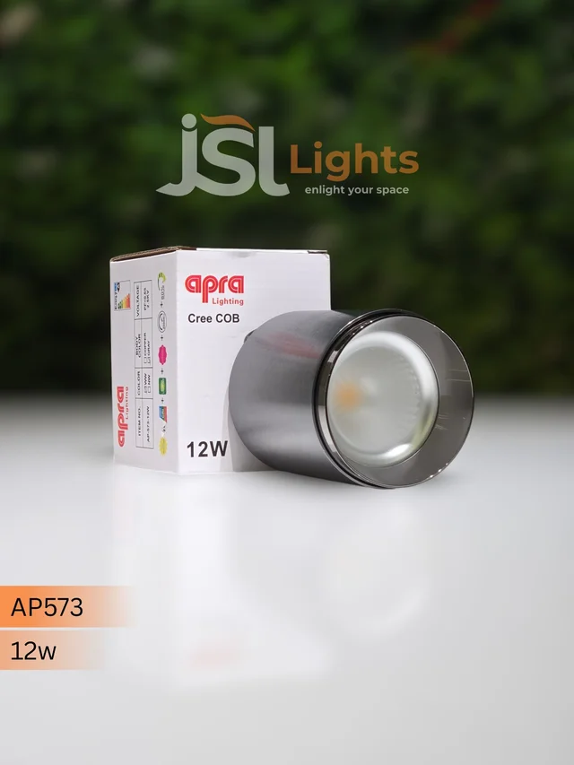 APRA AP573 - 12w Cylinder light Round Surface Diffuser Light | Morden Cylinder light - 12W, 3000K, GREY