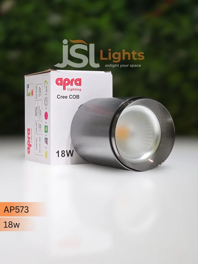 APRA AP573 - 18W Cylinder light Round Surface Diffuser Light | Morden Cylinder light - 18W, 4000K, GREY