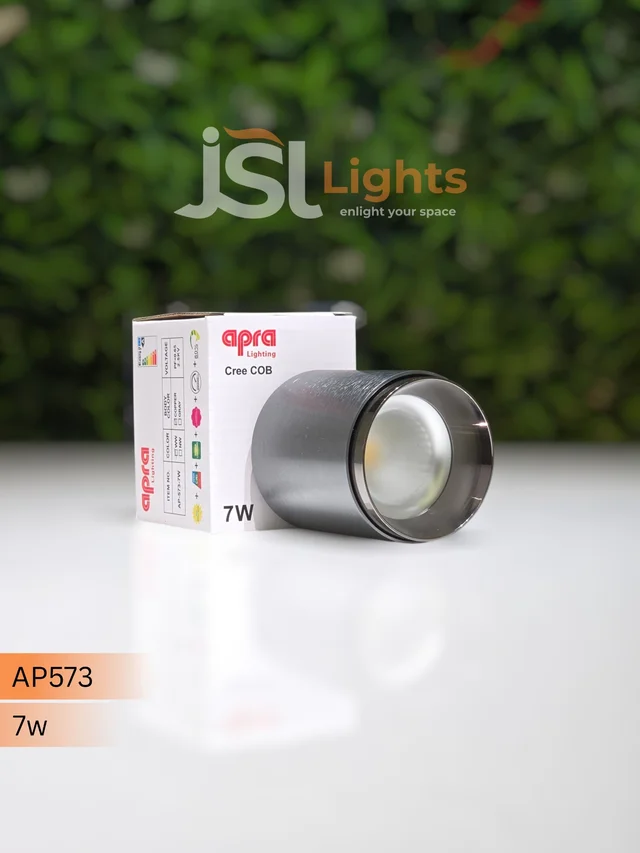 APRA AP573 - 7W Cylinder light Round Surface Diffuser Light | Morden Cylinder light - 7W, 4000K, GREY