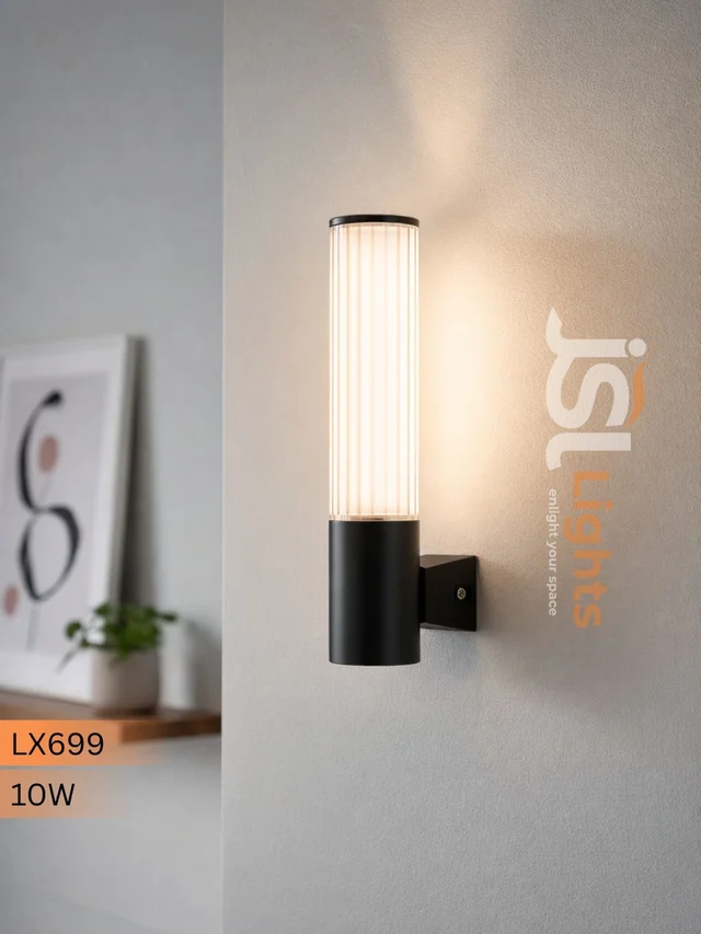 Lx699 Modern 10W LED Wall Light | Decorative Up Down Wall Lamp for Home - 10W, WW, BLK