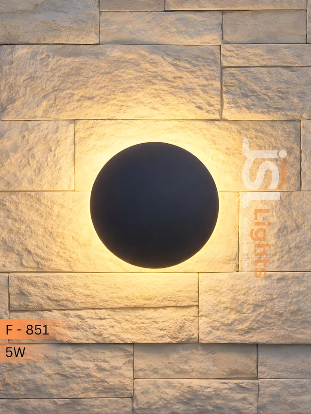 Round outdoor Wall Light - W851 - 5W Mordern Decorative Led Light -