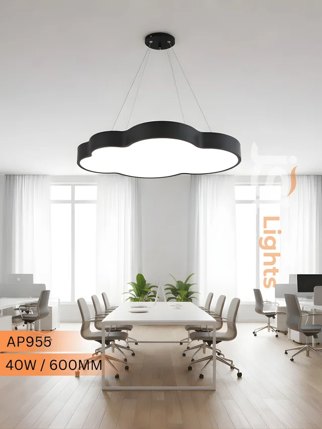 Cloud shape Hanging light for Gym | AP955 hanging 40w Gym and office Hanging Lights -