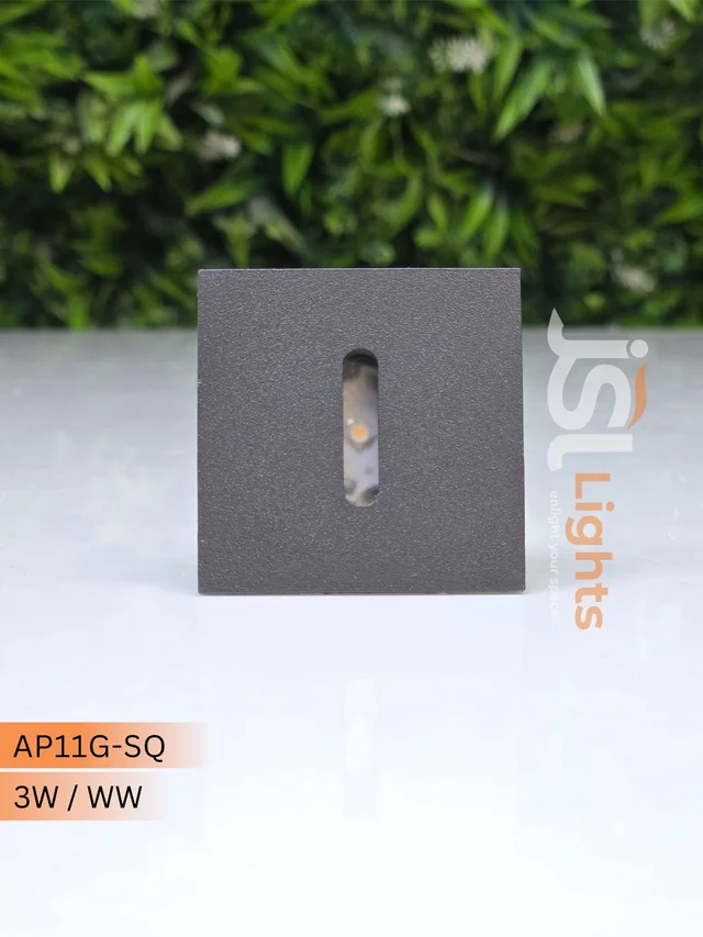 AP11G-SQ 3w Step Light - BLACK