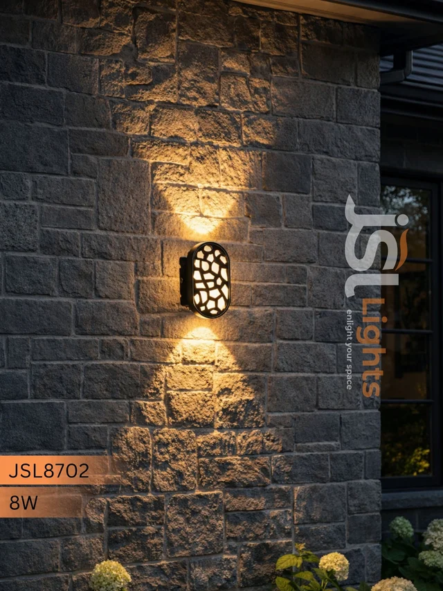 JSL 8720A - 8W Wall Light – Indoor & Outdoor Decorative IP65 LED Wall Washer for Modern Lighting