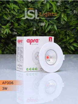 AP306 3W COB Recessed Spotlight - Anti-Glare White Body 3CCT Switchable Color - Ceiling Concealed Light - RED PINK PURPLE
