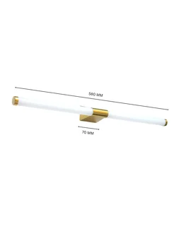 AP856 Golden LED Mirror Light 18W - 3C | Modern Bathroom Vanity Wall Light