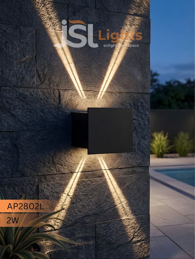 AP2802 LED Focus Wall WW 2W | Wall Outdoor light – JSL Lights