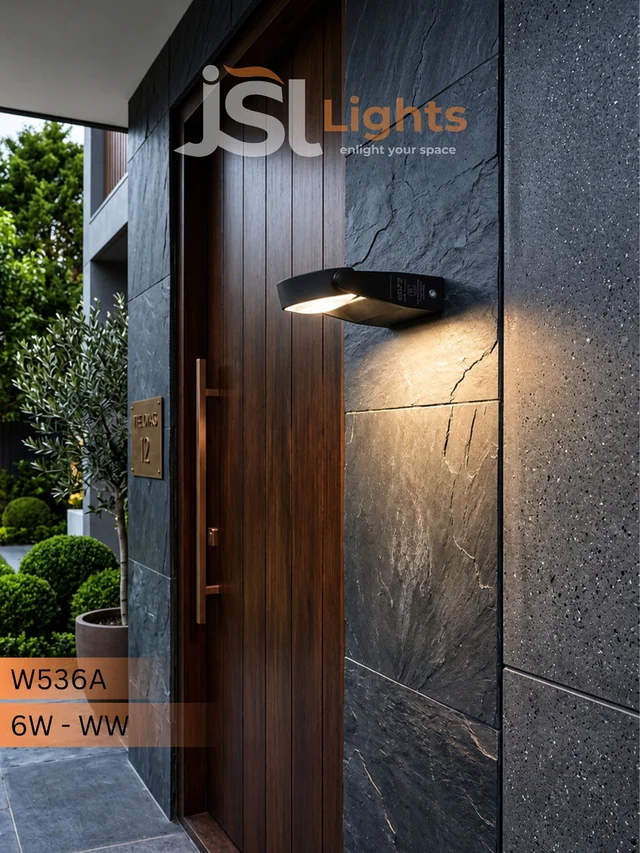 Modern Outdoor W536A LED Wall Light 6w | Decorative Down Wall Lamp for Home