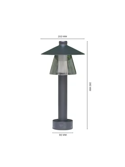 LX LED LX 588C - GL Bollard 9w Outdoor Garden Light | Premium Black Finish -