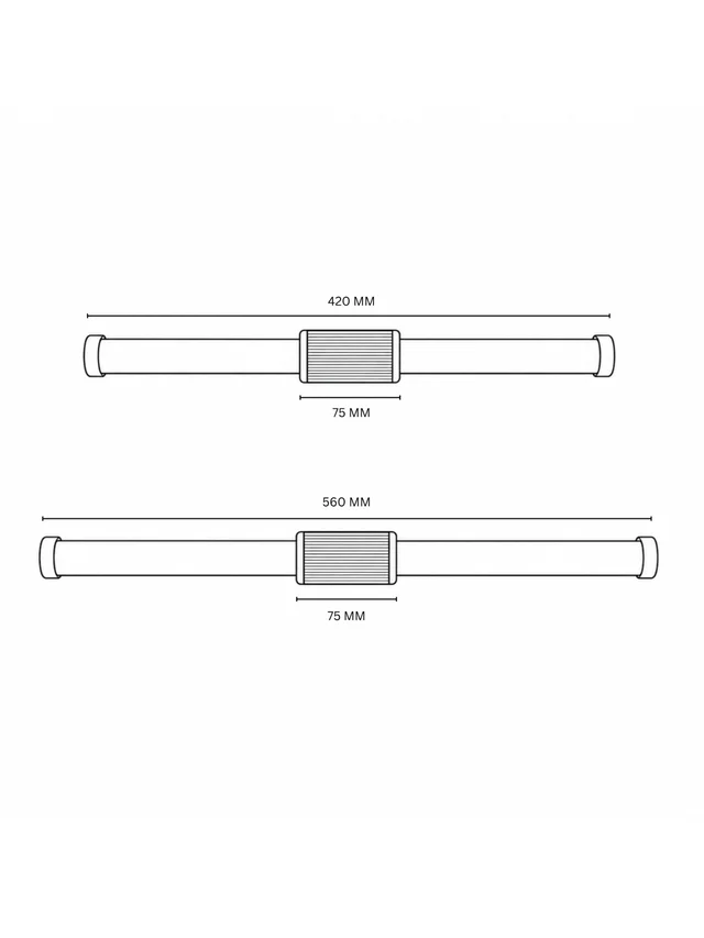 AP14 - 18W LED Mirror Front Light | Luxury Pkw Gold Wall Light | Warm White Anti-Rust Bathroom Vanity & Dressing Table Lighting - 18W