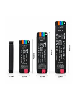 Apra Prime Slim Series 16.7AMP 12V ultra Premium LED strip driver - 16.7AMP, 12V