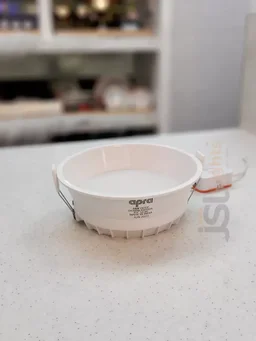 APRA AP1005 12W PVC White Deep Recessed Downlight - 18W, 3000K