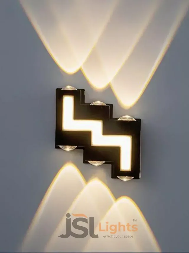 LX139 12W ZigZag Shape Up Down Wall Decorative Light - 12W, WW