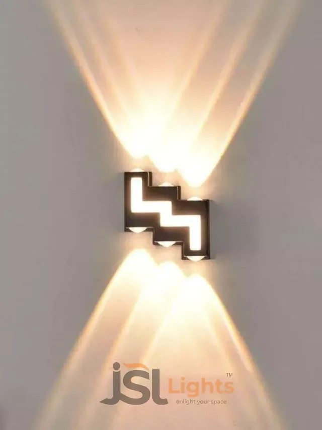 LX139 12W ZigZag Shape Up Down Wall Decorative Light - 12W, WW