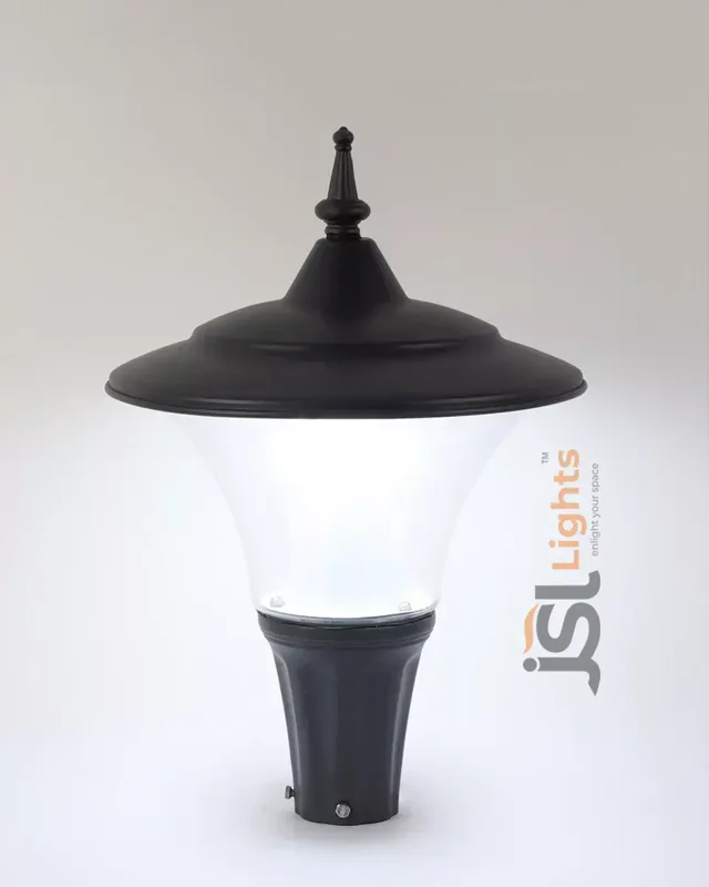 JSL 1406 20W 16" Round Pillar Post Gate Light - Gate Light 16"