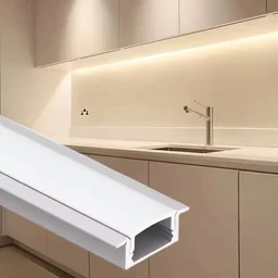 JSL LIGHT JSL 17x7mm Recessed Aluminium LED Profile 3 Meter | Pona Inch Profile Wholesale Price Delhi - LITE