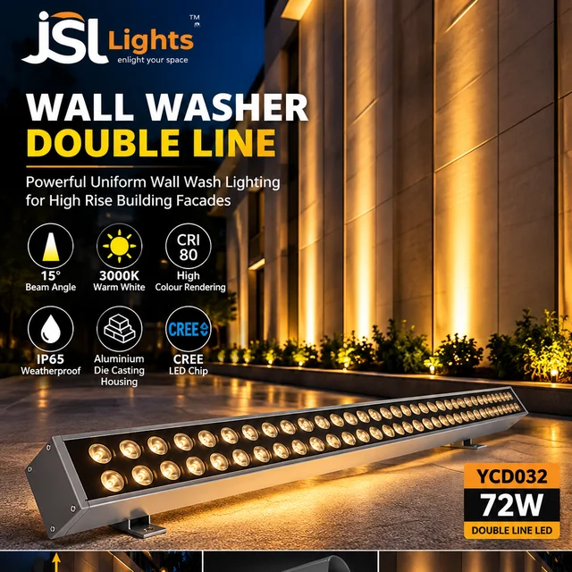 YCD032 72W Warm White Outdoor Wall Washer Led Light IP65 3000K BY JSL LIGHT