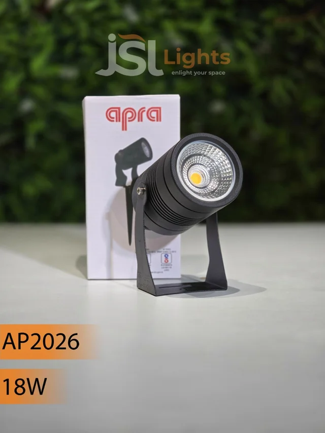 "APRA 2026 18W LED Garden Focus Light with Spike – Warm White Outdoor Plant Spotlight (IP65)" - 18W, WW