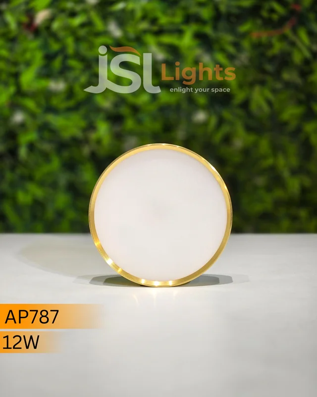 LX 787 12W Round Surface Diffuser Panel Light - 12W, 4000K, GD