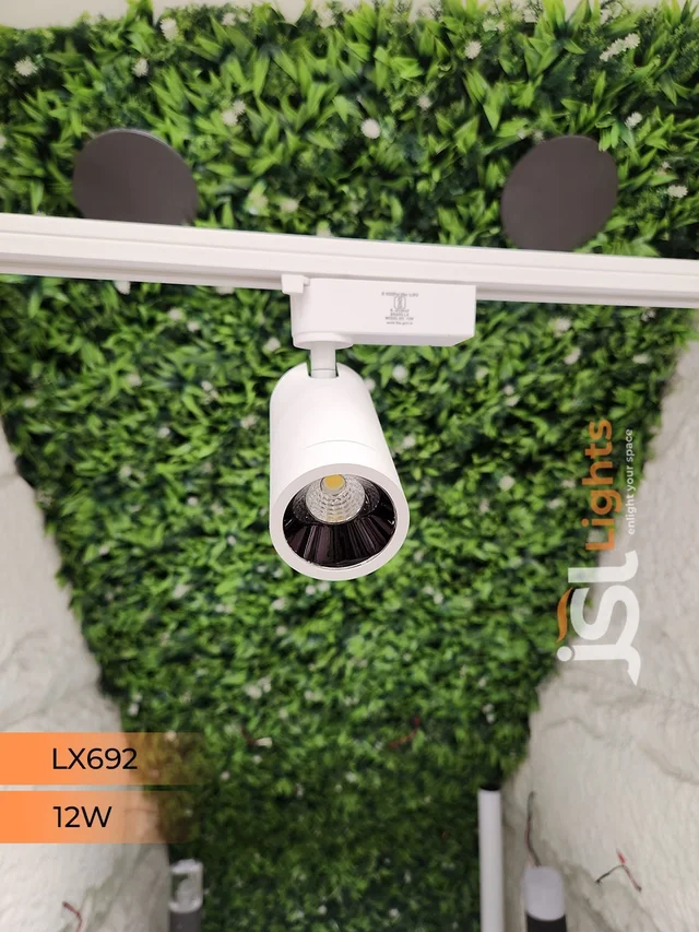 LX 692 12W LED Track Spotlight White Body - 12W, 6000K, White