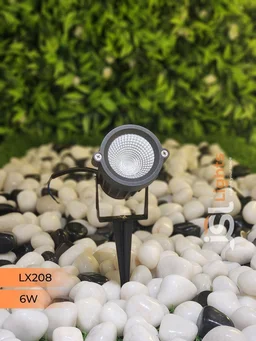 LX 208 6W LED Spike Garden Spot Light - 6W, GR