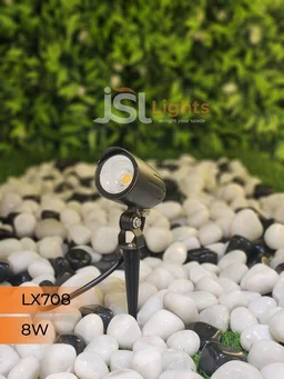 LX 708 8W LED Spike Garden Spot Light - 8W, WW