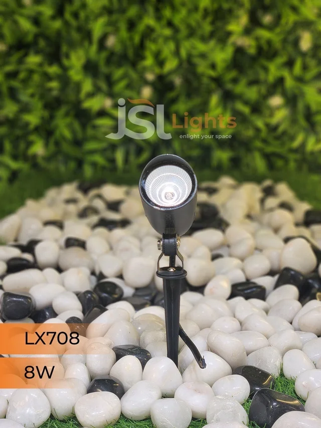 LX 708 8W LED Spike Garden Spot Light - 8W, GR