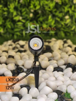 LX 708 12W LED Spike Garden Spot Light - 12W, WW