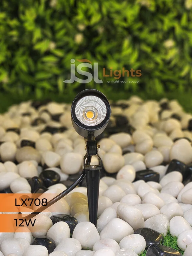 LX 708 12W LED Spike Garden Spot Light - 12W, WW