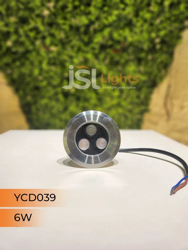 APRA YCD039-IMP Under Water 6W Pool Led Light - 6W, WW