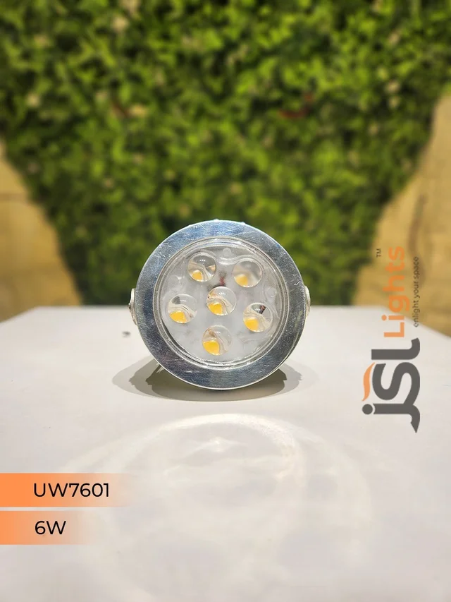 7601SS-IND Under Water WW Surface Pool Led Light - 6W, WW