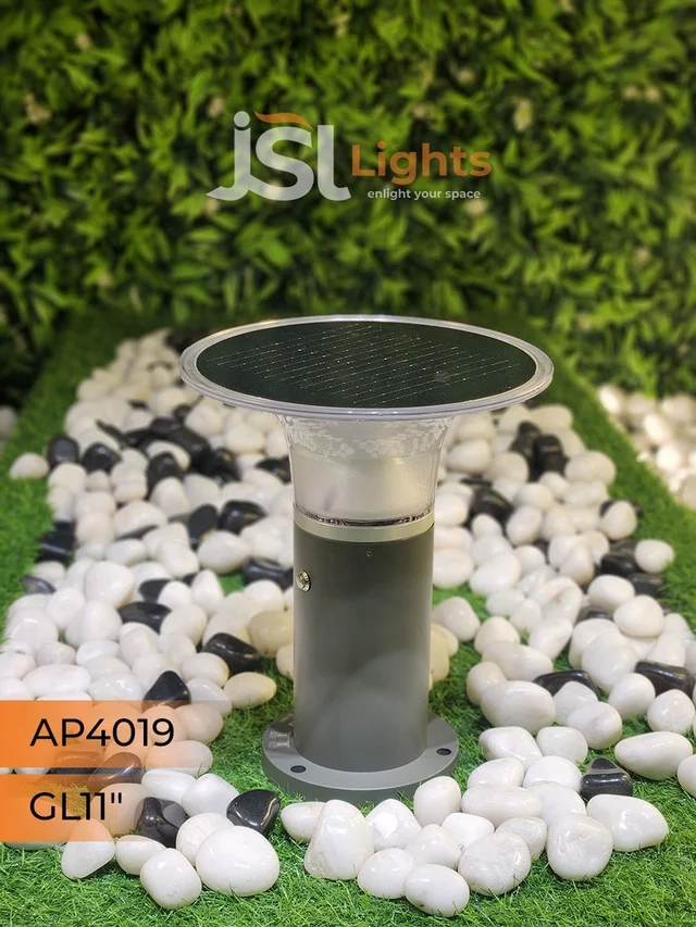 APRA APT4019 5W 11 Inches Solar Outdoor Gate Light - Gate Light