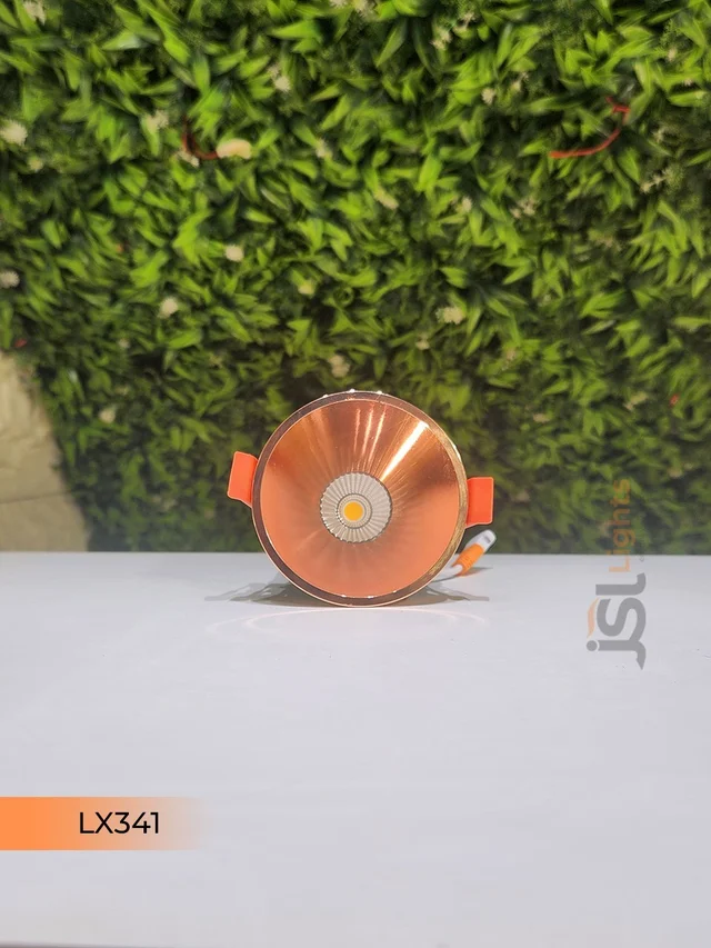 LX 341 12W Black RG Deep Recessed COB Downlight - 12W, 3000K