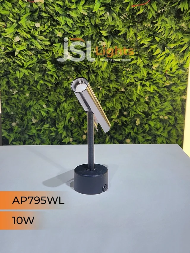 APRA AP795 6W Black RG Surface Wall Cob Focus Light - 10W, 3000K, Black PB