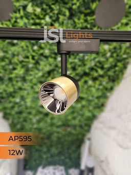 APRA AP595 12W LED Track 360° Focus Spotlight - 12W, 3000K, GD
