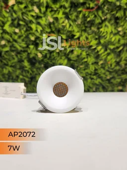 APRA AP 2072 7W White Deep Recessed COB Downlight - 7W, 4000K, White