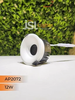 APRA AP 2072 12W White Deep Recessed COB Downlight - 12W, 3000K, White