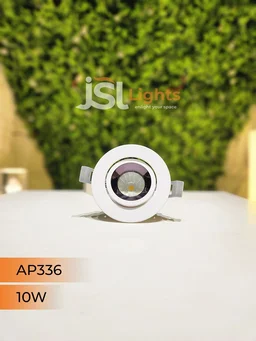 APRA AP 336 10W Round Deep Recessed COB Downlight - 10W, 6000K