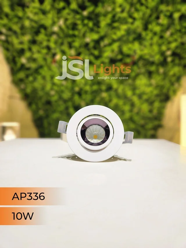 APRA AP 336 10W Round Deep Recessed COB Downlight - 10W, 6000K