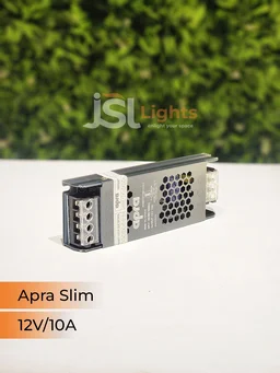 APRA 120W Slim 12V Led Strip Constant Current Driver - 120W/10AM