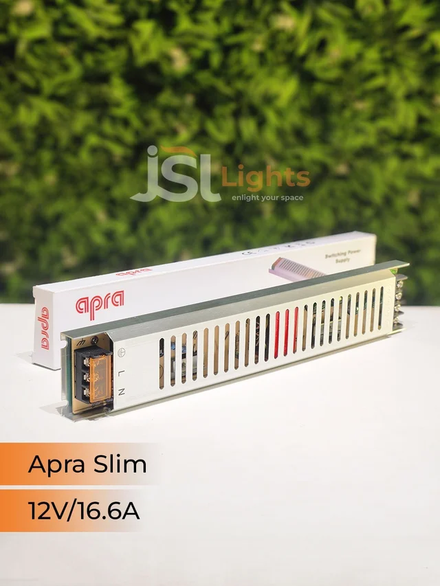 APRA 200W Slim 12V Led Strip Constant Current Driver - 200W/16.5AM