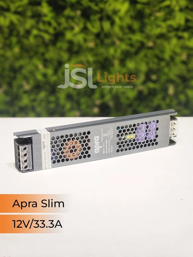 APRA 400W Slim 12V Led Strip Constant Current Driver - 400W/33AM