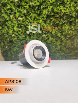 APRA AP8108 8W Deep Recessed COB Pop Up Downlight - 8W, 4000K, White