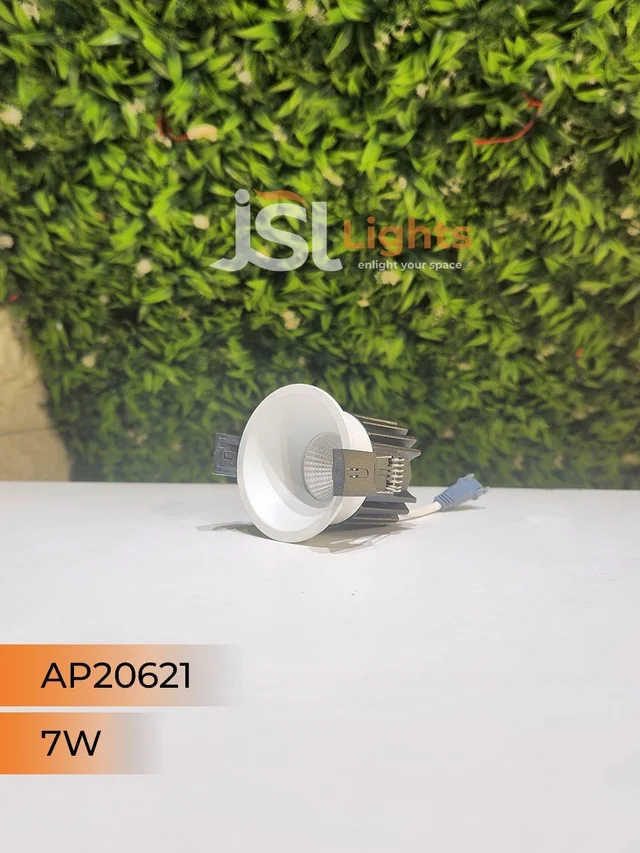 APRA 20621 7W Recessed COB Downlight – Premium Quality LED with Philips Driver" - 7W, 4000K, White