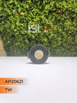 APRA 20621 7W Recessed COB Downlight – Premium Quality LED with Philips Driver" - 7W, 6000K, Black