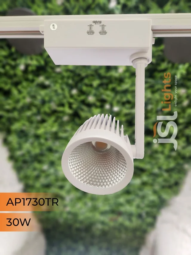 APRA 1730 30W LED Track Spotlight White Body - 3000K, White