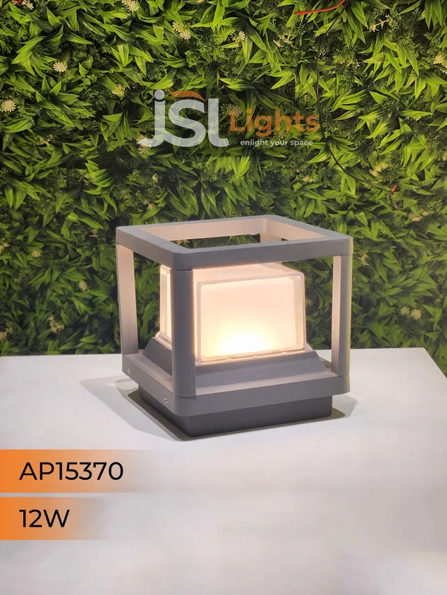 JSL LIGHTS JSL Lights 15370 – 12W LED Outdoor Gate Light, Aluminium Die Casting, Grey Body, 1 Year Warranty