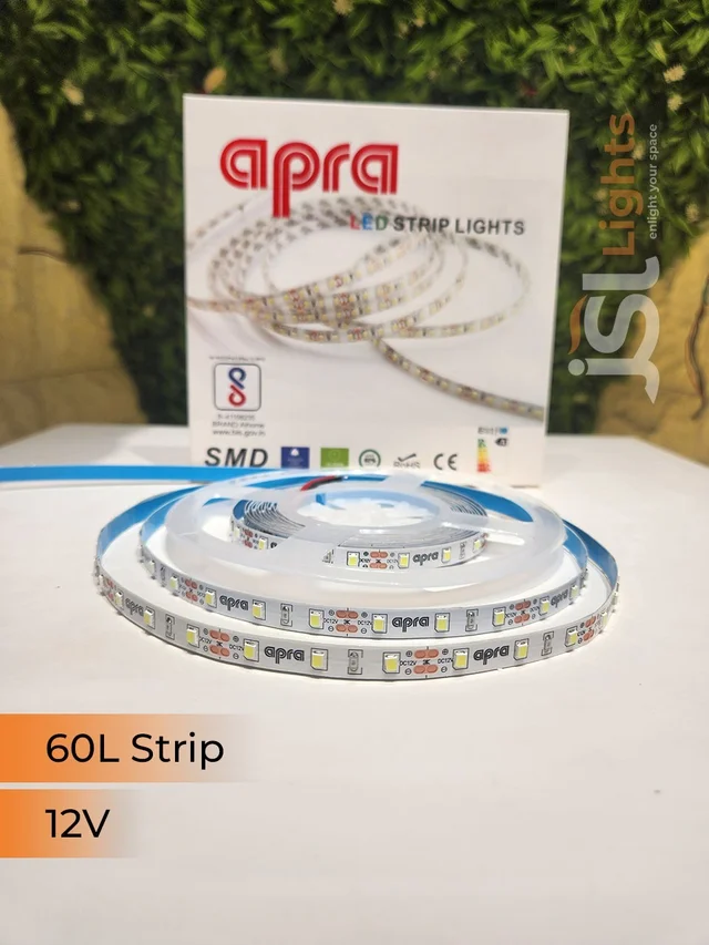 APRA 12V 2835 60Led Strip Cove Light 5Mt Pack - 60LED, CW